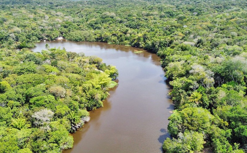 Rio Pojuca na Reserva Sapiranga - parada para banho refrescante no passeio de buggy
